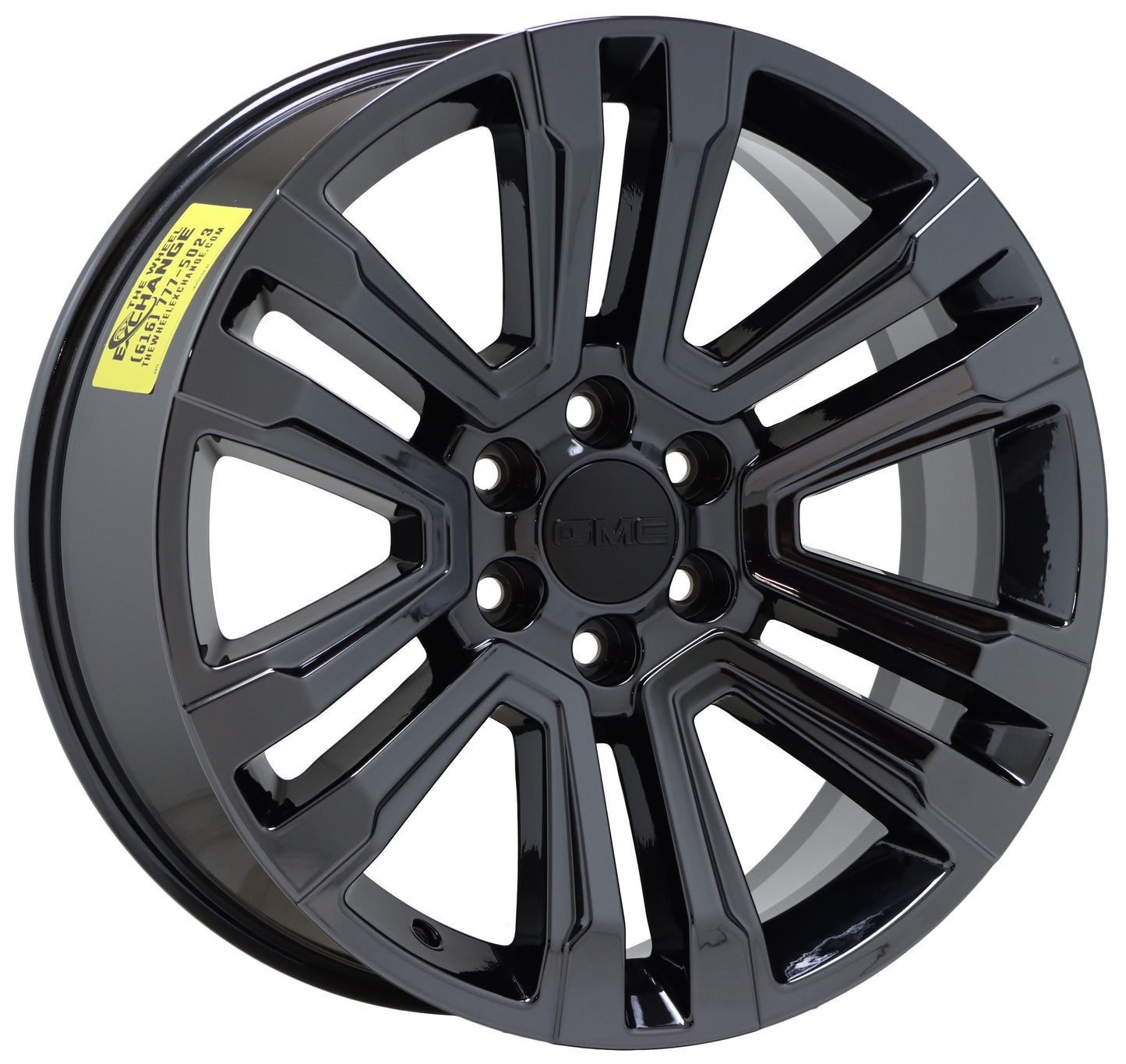 22" GMC Sierra Yukon Escalade Black Chrome wheels rims OEM set 4 5822