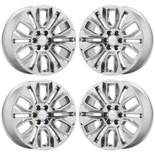 Load image into Gallery viewer, 22&quot; GMC Sierra Denali 1500 Yukon Bright Chrome wheels rims Factory OEM set 5943
