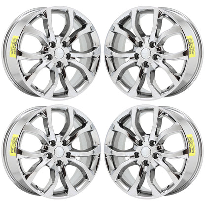 20" Dodge Durango Bright Chrome wheels rims Factory OEM 2568 EXCHANGE