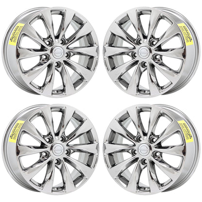 17" Chrysler Pacifica Touring Bright Chrome wheels rims Factory OEM set 4 2591