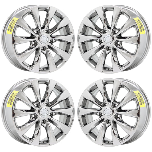 17" Chrysler Pacifica Touring Bright Chrome wheels rims Factory OEM set 4 2591
