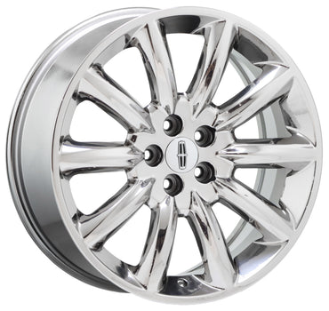20" Lincoln MKT MKX Bright Chrome wheels rims Factory OEM set 3825