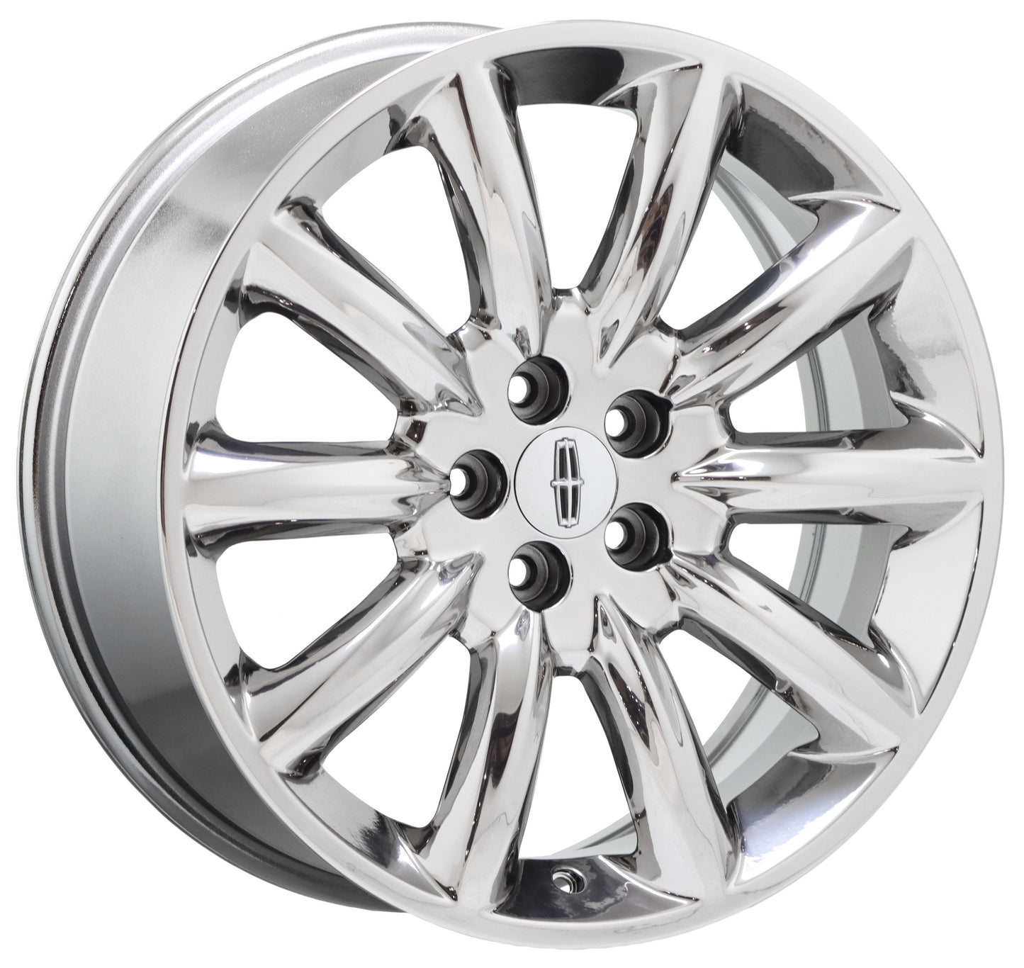 20" Lincoln MKT MKX Bright Chrome wheels rims Factory OEM set 3825 EXCHANGE