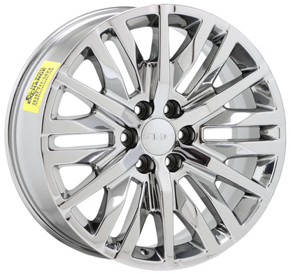 22" Cadillac Escalade Bright Chrome wheels rims OEM set 5921 EXCHANGE