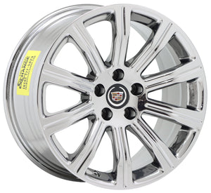 18x9 Cadillac ATS Coupe rear PVD Chrome wheel rim Factory OEM 18" 4707 4735
