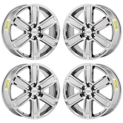 20" GMC Acadia Denali Bright Chrome wheels rims OEM set 4800 5794 EXCHANGE