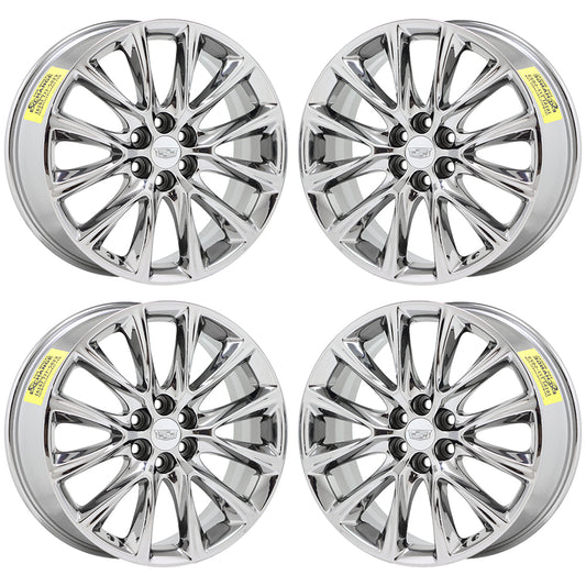 20" Cadillac XT5, XT6, SRX Bright Chrome wheels rims Factory OEM set 5852