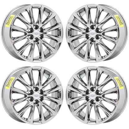 20" Cadillac XT5, XT6, SRX Bright Chrome wheels rims Factory OEM set 5852