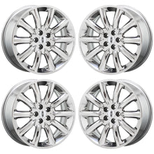 Load image into Gallery viewer, 20&quot; Lincoln MKT MKX Bright Chrome wheels rims Factory OEM set 3825
