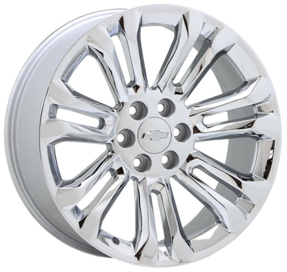 NEW 22" Chevrolet Silverado 1500 Tahoe Suburban Chrome wheels set Factory 5666