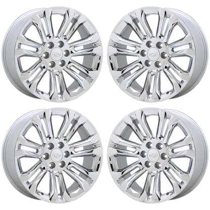 NEW - 22" Cadillac Escalade Chrome wheels set Factory Original OEM GM 5666