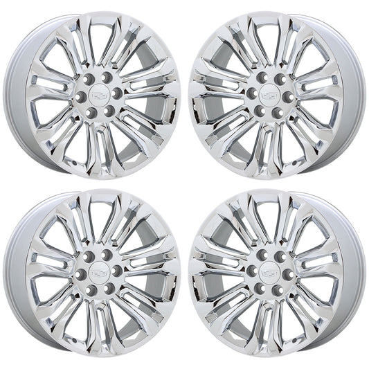 NEW - 22" Cadillac Escalade Chrome wheels set Factory Original OEM GM 5666