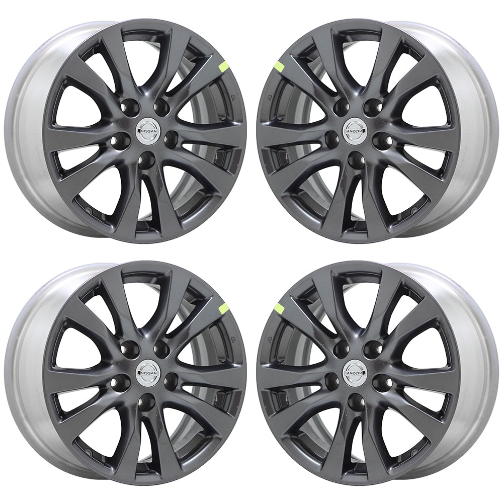 18" Nissan Altima Charcoal Grey factory finish wheels rims Factory set 4 62718