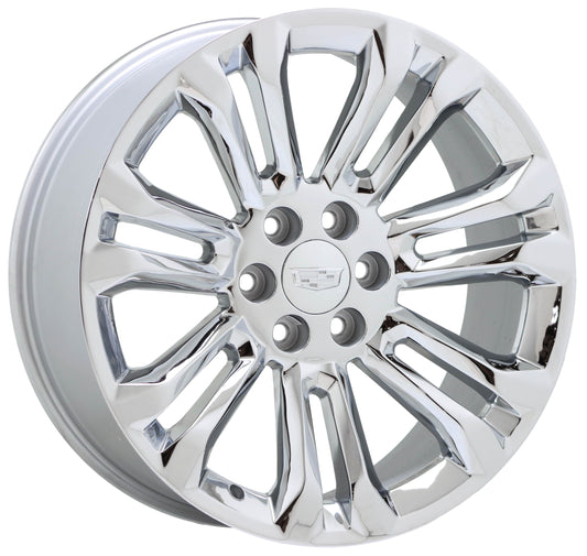 NEW - 22" Cadillac Escalade Chrome wheel rim SINGLE Factory Original OEM GM 5666