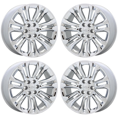 NEW 22" Chevrolet Silverado 1500 Tahoe Suburban Chrome wheels set Factory 5666