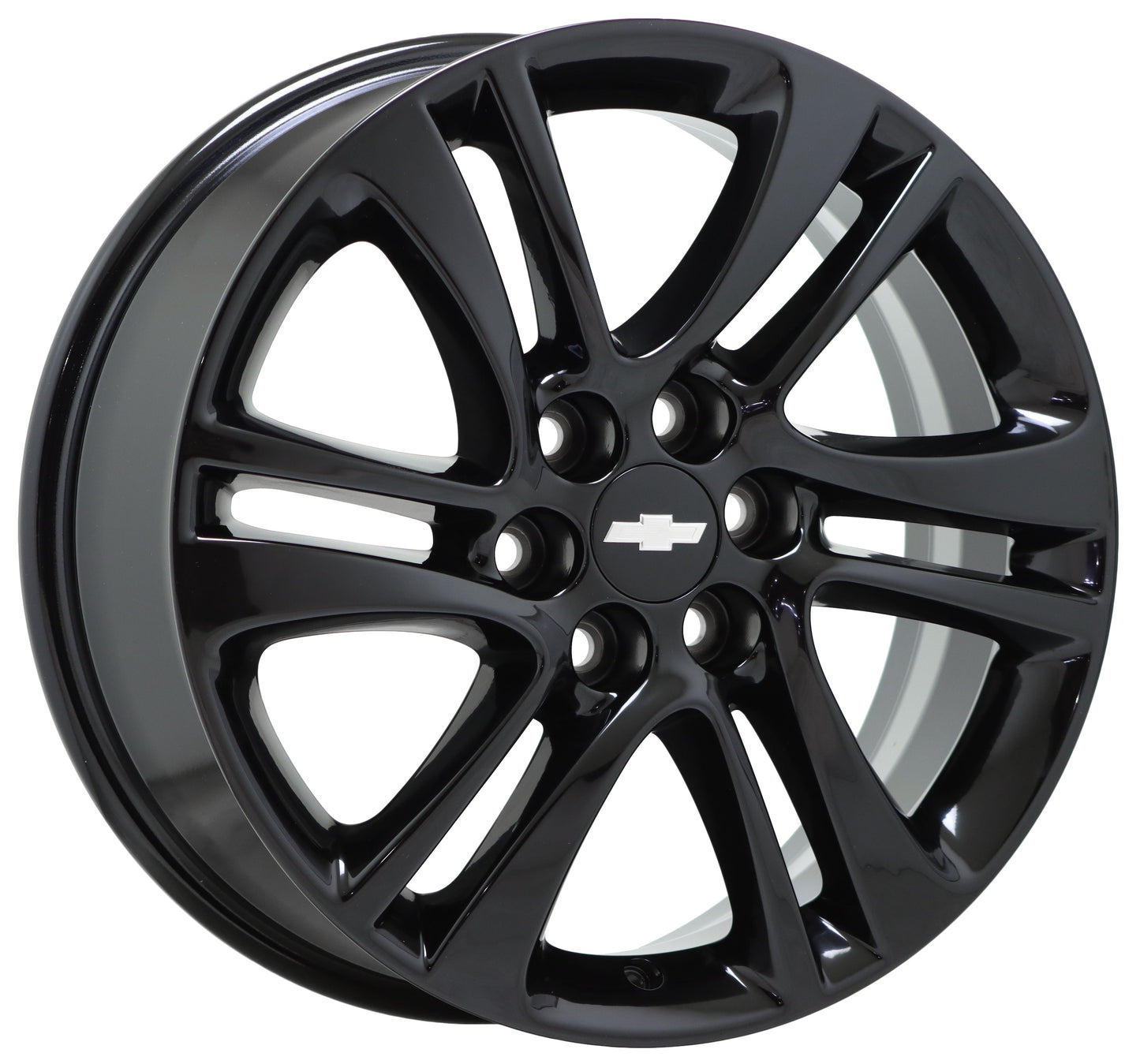 18" Buick Enclave Gloss Black wheels rims Factory OEM set 5850