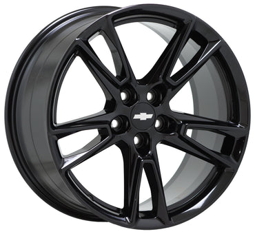 20" Chevrolet Camaro SS Gloss Black wheels rims Factory OEM set 5872 5875