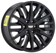 Load image into Gallery viewer, 22&quot; Cadillac Escalade Black wheels rims Factory OEM GM set 2019 2020 5921
