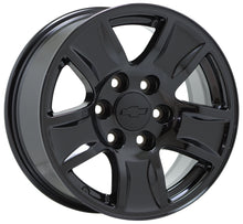 Load image into Gallery viewer, 17&quot; Chevrolet Silverado GMC Sierra 1500 Black wheels rims Factory OEM set 5657
