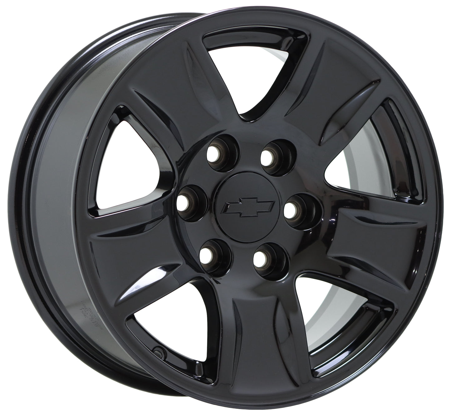 17" Chevrolet Silverado GMC Sierra 1500 Black wheels rims Factory OEM set 5657