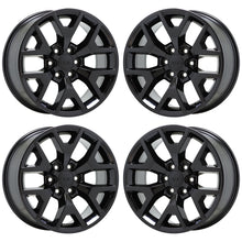 Load image into Gallery viewer, 20&quot; GMC Sierra Yukon 1500 Truck Gloss Black wheels rims OEM set 4 5698 EXCHANGE

