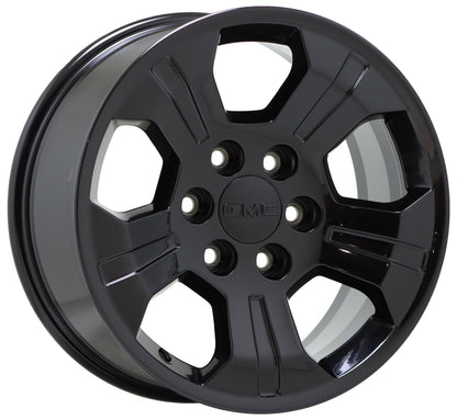 18" Chevrolet Silverado 1500 Z71 Truck Black wheels rims Factory OEM set 4 5647