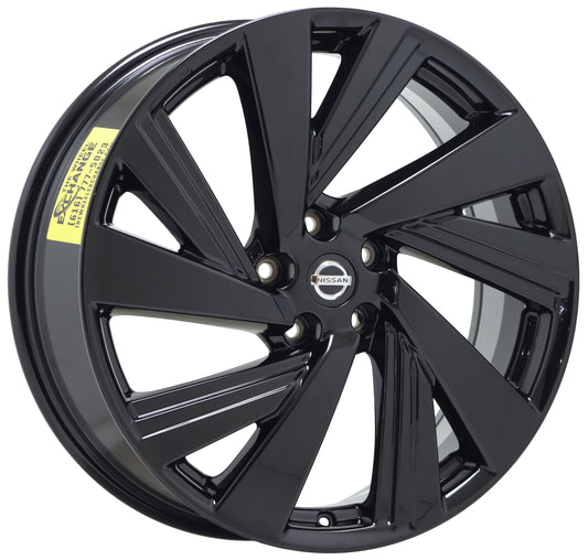 20" Nissan Murano Gloss Black wheels rims Factory OEM Single 62707