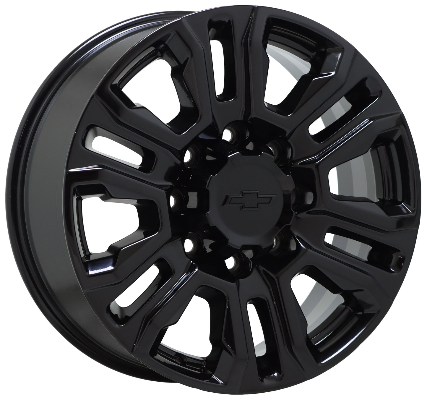 20" Chevy Silverado 2500 3500 Gloss Black wheels rims Factory OEM set 5957