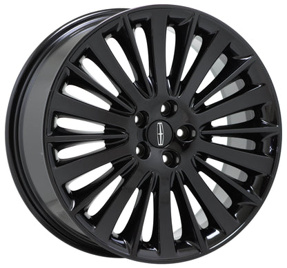 19" Lincoln MKZ Gloss Black wheels rims Factory OEM set 4 3955
