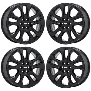 20" Chevrolet Traverse Black wheels rims Factory OEM 2018 2019 2020 set 4 5848