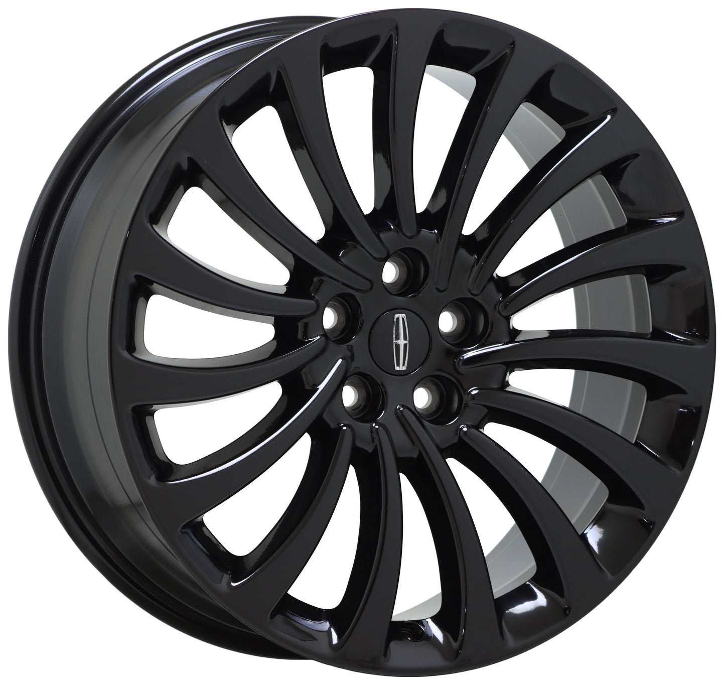 20" Lincoln Aviator Gloss Black wheels rims Factory OEM 2020-2024 set 10189