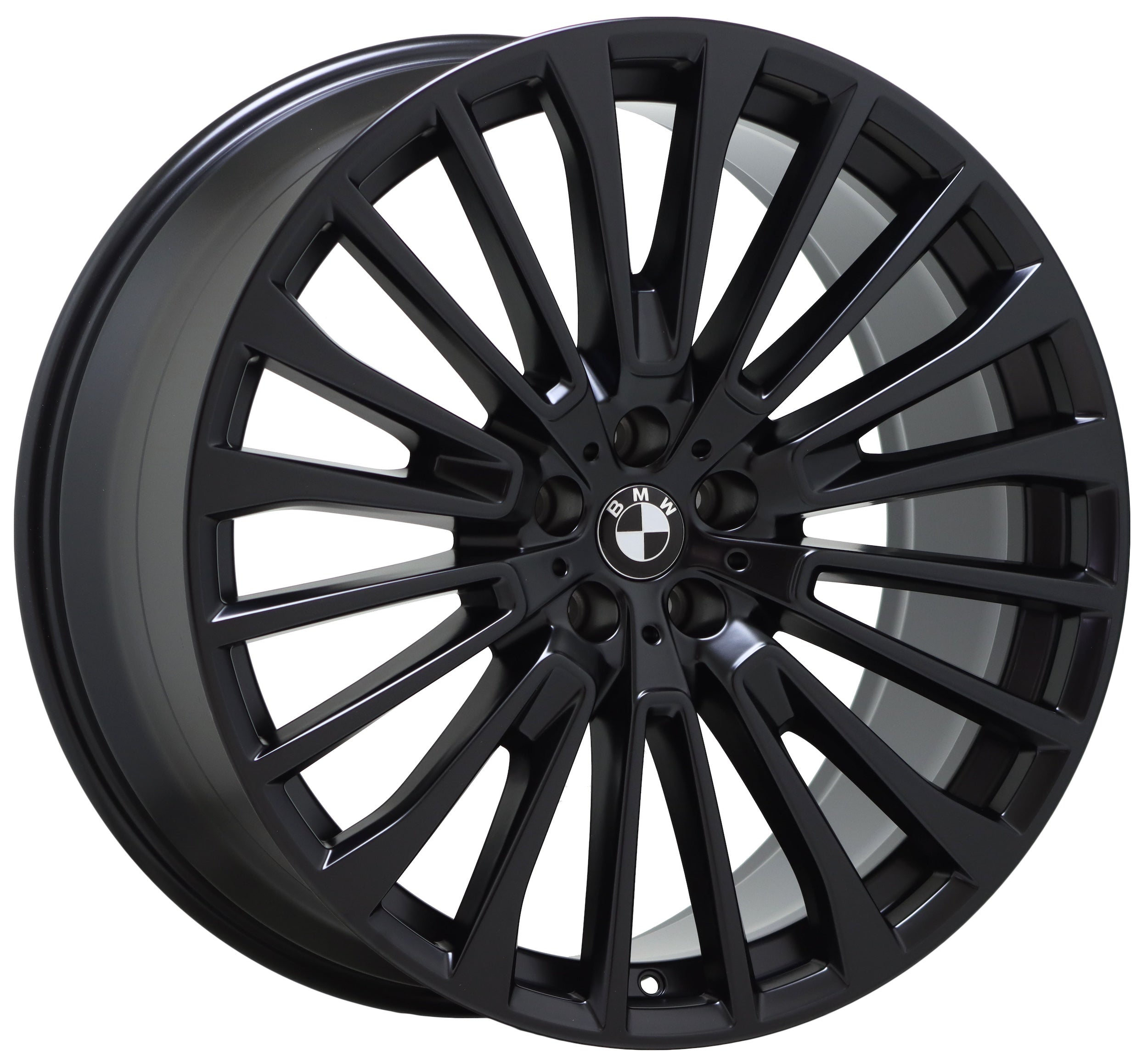22x9.5 22x10.5 BMW X7 M50i PVD Satin Black wheels rims 86537 86542