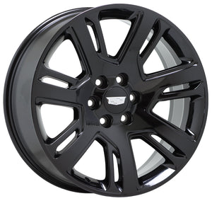 22" Cadillac Escalade black wheels rims Factory OEM GM set 4 4738