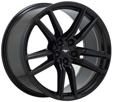 20x11 Ford Mustang GT500 Gloss Black wheels rims Factory OEM set 10278 10279