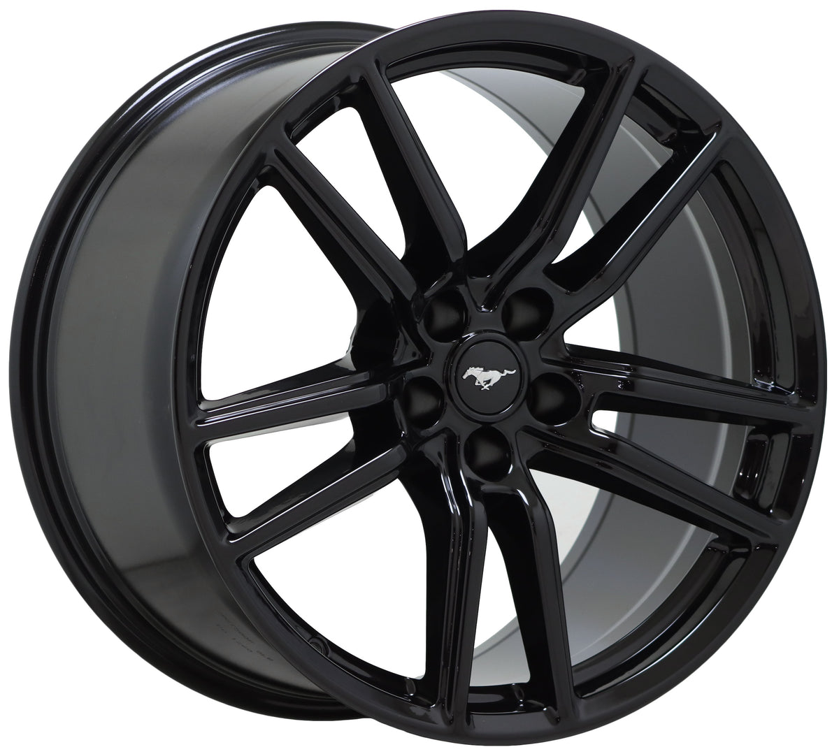 20" Ford Mustang Shelby GT500 Gloss Black wheels OEM set 10278 10279 EXCHANGE