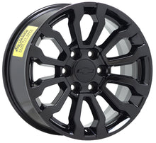 Load image into Gallery viewer, 18&quot; GMC Sierra 1500 Yukon Silverado Tahoe Black wheels rims Factory OEM Set 5909
