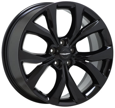 19" Chrysler 200 Gloss Black wheels rims Factory OEM 2015 2016 2017 set 4 2515