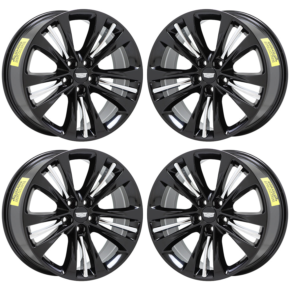 20" Cadillac CT6 Gloss Black wheels rims Factory OEM set 4764 EXCHANGE