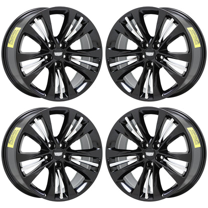 20" Cadillac CT6 Gloss Black wheels rims Factory OEM set 4764 EXCHANGE