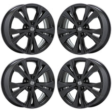 Load image into Gallery viewer, 18&quot; Nissan Rogue Gloss Black wheels rims Factory OEM set 4 62747
