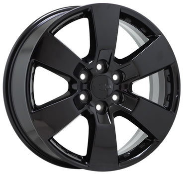 20" Chevrolet Traverse Gloss Black wheels rims Factory OEM 2009-2017 set 5406