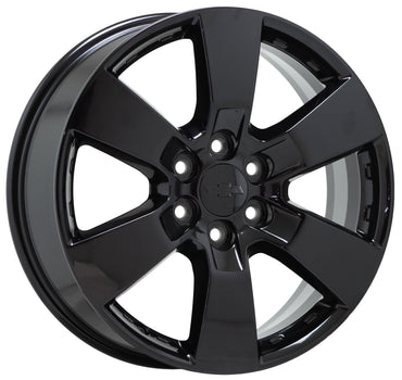 20" Chevrolet Traverse Gloss Black wheels rims Factory OEM 2009-2017 set 5406