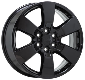20" Chevrolet Traverse Black wheels rims Factory OEM 2009-2017 set 4 5406