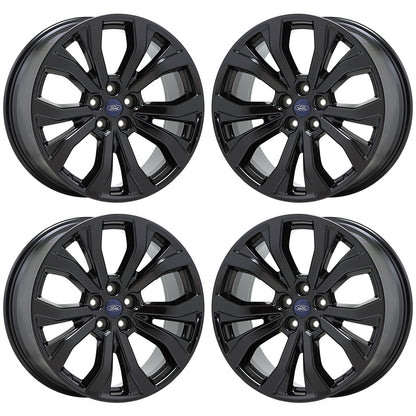 20" Ford Explorer ST Gloss Black wheels rims Factory OEM set 10270 EXCHANGE