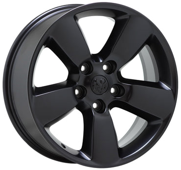 20" Dodge Ram 1500 Truck Satin Black wheels rims Factory OEM set 4 2495