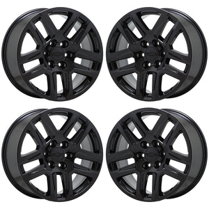 20" Chevrolet Silverado 1500 Truck black wheels rims Factory OEM 2020 2021 5913