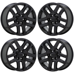 EXCHANGE 20" Chevrolet Silverado 1500 Truck black wheels rims Factory OEM 5913