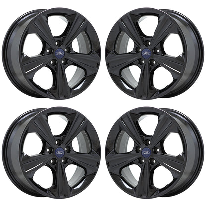 17" Ford Escape Gloss Black wheels rims Factory OEM set  3943 EXCHANGE