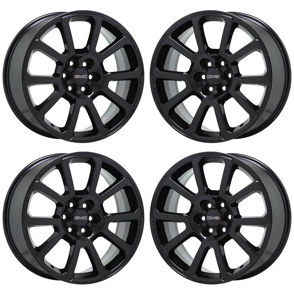 20" Colorado Canyon Truck Gloss Black wheels rims Factory OEM set 5793 EXCHANGE