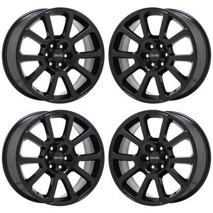 20" Colorado Canyon Truck Gloss Black wheels rims Factory OEM set 5793 EXCHANGE